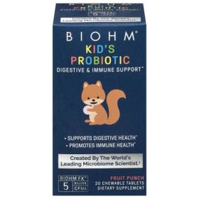 BIOHM: Kids Probiotic Chew 5B, 30 TB