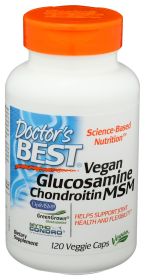 DOCTORS BEST: Vegan Glucosamine Chondroitin Msm, 120 vc