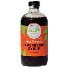 HEALTH JUNKIE: Elderberry Syrup Cinnamon, 8.3 fo