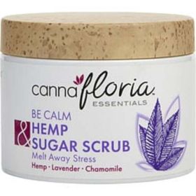 Cannafloria By Cannafloria Be Calm Hemp Sugar Scrub 14 Oz Blend Of Lavender & Chamomile For Anyone