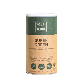 YOUR SUPER: Super Green Powder Mix, 5.3 oz