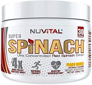 NUVITAL HEALTH: Super Spinach Peach Mango Powder, 2.75 oz