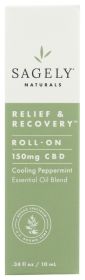 SAGELY NATURALS: Relf Recvry Roll On 150Mg, 10 ml