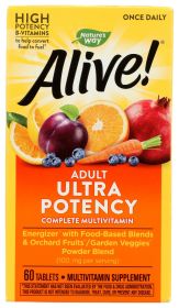 NATURES WAY: Alive Adult Ultra Potency Multivitamin, 60 tb