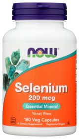 NOW: Selenium 200 Mcg, 180 vc