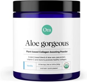 ORA ORGANIC: Vanilla Aloe Gorgeous Collagen Boosting Powder, 240 gm