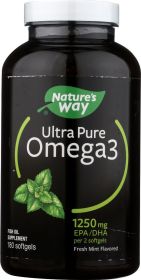 NATURES WAY: Omega 3 Ultra Mint, 180 sg