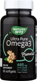 NATURES WAY: Omega 3 Prenatal Dha Gngr, 90 sg