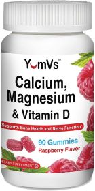 YUM VS: Calcium Magnesium And Vitamin D Gummies, 90 ea