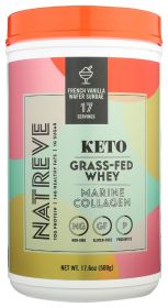 NATREVE: Keto Collagen Vnla Pwdr, 500 gm