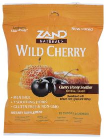 ZAND: Herbal Lozenge Wild Cherr, 15 pc