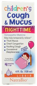 NATRA BIO: Cough Kid Mucus Nighttim, 4 fo