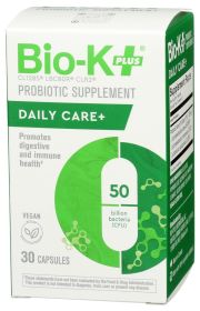 BIO K: Probiotic Daily 50Bil, 30 CP