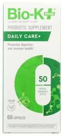 BIO K: Probiotic Daily 50Bil, 60 CP