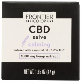 FRONTIER COOP: Salve Cbd Calming 1000Mg, 1.65 oz