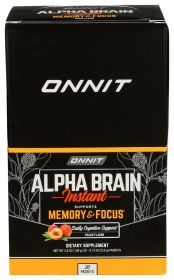 ONNIT: Brain 30Pkt Peach, 30 bx