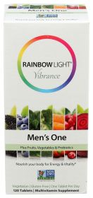 RAINBOW LIGHT VIBRANCE: Mens One Multivitamin, 120 cp