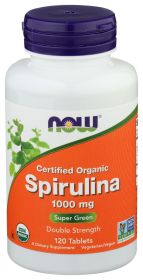 NOW: Spirulina 1000Mg, 120 tb