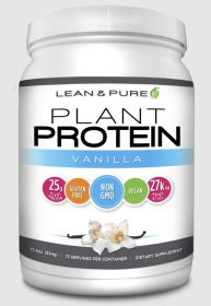 OLYMPIAN LABS: Lean and Pure Plant Protein Vanilla, 534 gm