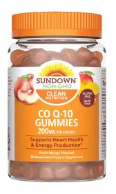 SUNDOWN NATURALS: Co Q10 200 Mg Gummies, 50 pc