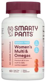 SMARTYPANTS: Womens Multi Omega Sugar Free Gummies, 60 pc