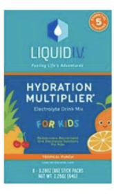 LIQUID I.V: Kids Tropical Punch 8ct, 2.25 oz