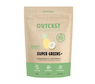 OUTCAST FOODS: Green Prtn Pwdr Pnpple Cc, 159 gm