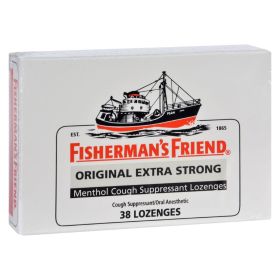 Fisherman's Friend Lozenges - Original Extra Strong - Dsp - 38 ct - 1 Case (SKU: 1555390)